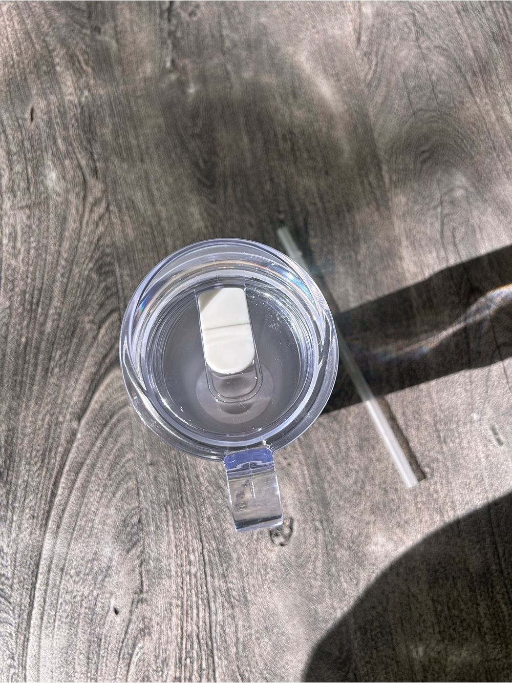 BMW White Travel Tumbler with Clear Lid and Straw - Picture 7 of 7
